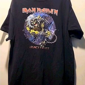 Iron Maiden Graphic T-Shirt NEW VINTAGE STYLE Legacy of the Beast